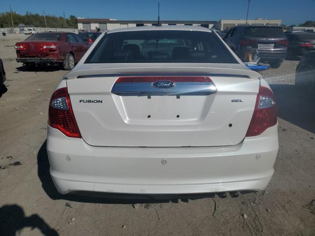 3FAHP0JA5AR422603 - 2010 FORD FUSION SEL WHITE photo 6