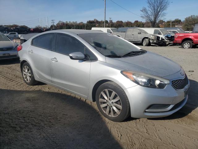 KNAFX4A6XE5184211 - 2014 KIA FORTE LX SILVER photo 4