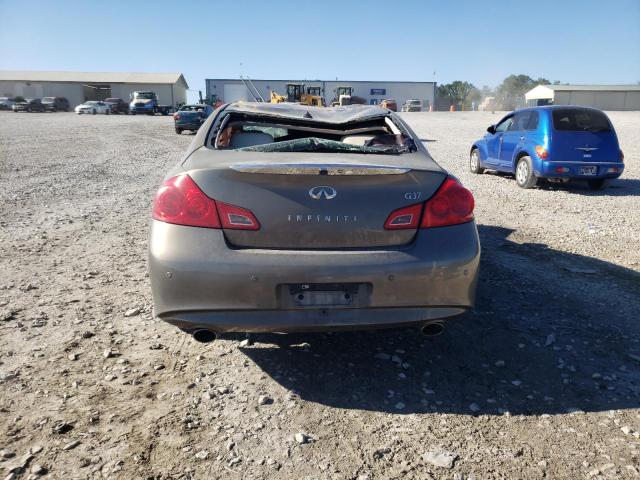 JN1CV6AP5AM404776 - 2010 INFINITI G37 BASE GRAY photo 6