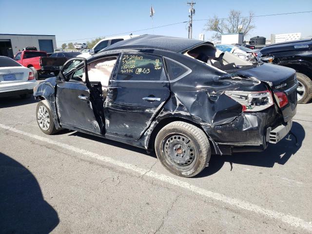 3N1AB7AP4KY274476 - 2019 NISSAN SENTRA S BLACK photo 2