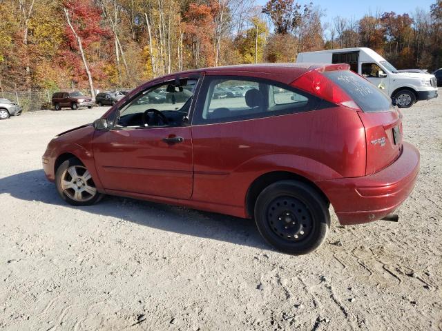 3FAHP31N55R109514 - 2005 FORD FOCUS ZX3 RED photo 2