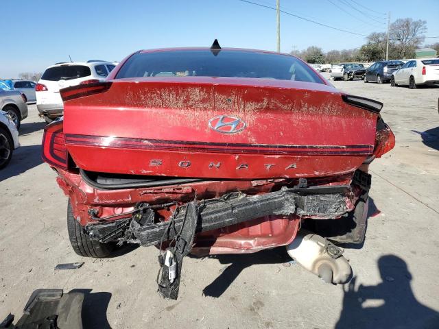 5NPEG4JA3NH143289 - 2022 HYUNDAI SONATA SE RED photo 6