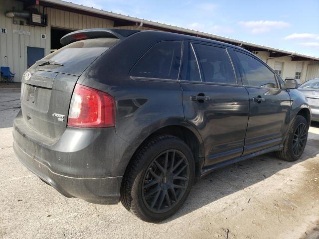 2FMDK4AK7EBB06336 - 2014 FORD EDGE SPORT BLACK photo 3