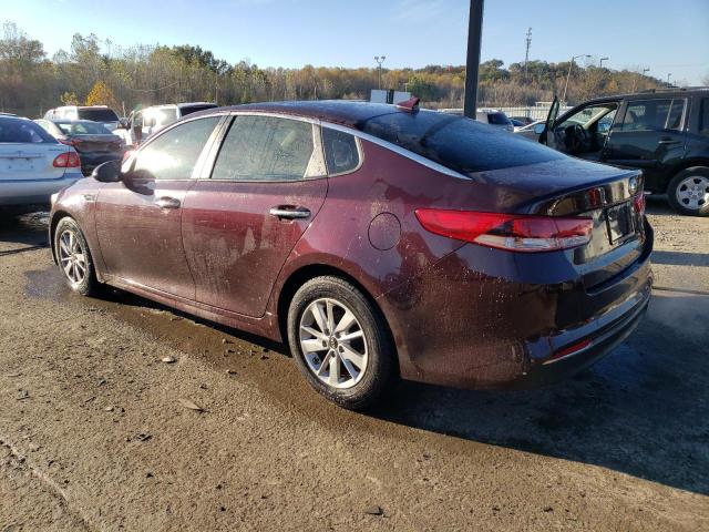 5XXGT4L32HG150611 - 2017 KIA OPTIMA LX BURGUNDY photo 2