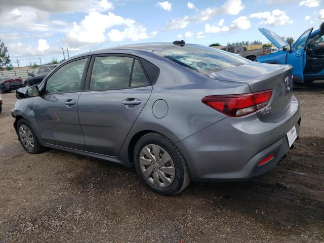 3KPA24AB8KE226691 - 2019 KIA RIO S GRAY photo 2