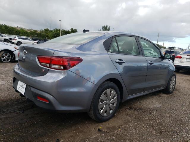 3KPA24AB8KE226691 - 2019 KIA RIO S GRAY photo 3