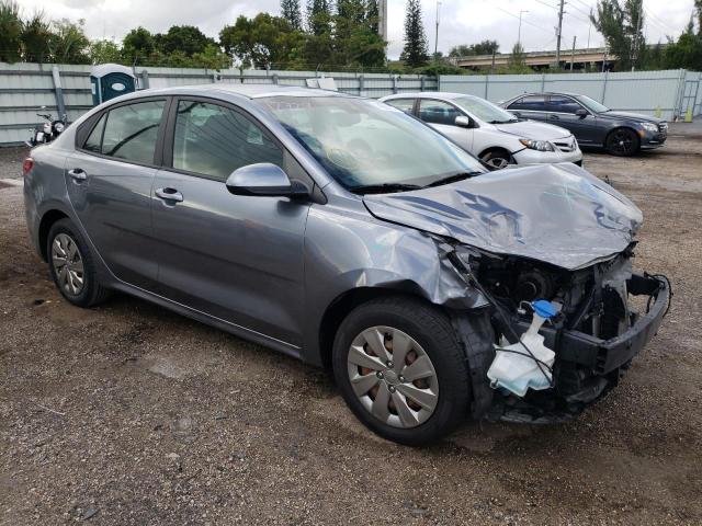 3KPA24AB8KE226691 - 2019 KIA RIO S GRAY photo 4