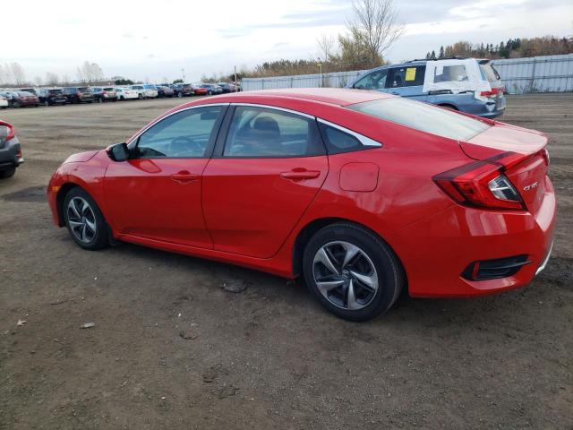 2HGFC2F54LH001914 - 2020 HONDA CIVIC LX RED photo 2