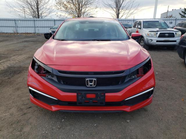 2HGFC2F54LH001914 - 2020 HONDA CIVIC LX RED photo 5