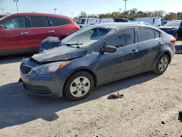 KNAFK4A68G5564004 - 2016 KIA FORTE LX CHARCOAL photo 1