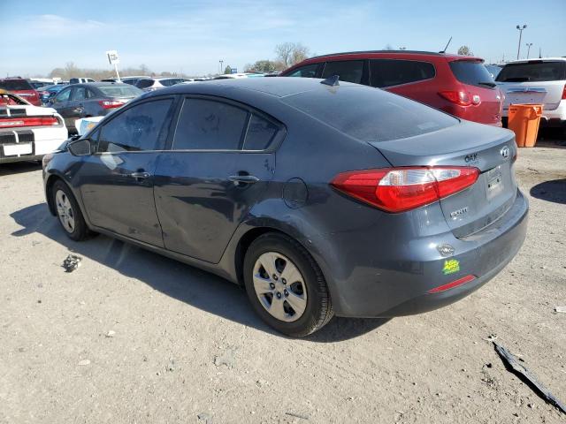 KNAFK4A68G5564004 - 2016 KIA FORTE LX CHARCOAL photo 2