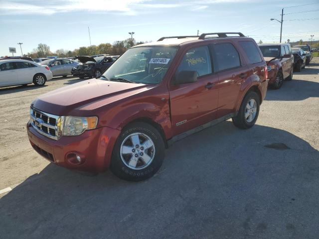 1FMCU031X8KA68680 - 2008 FORD ESCAPE XLT RED photo 1