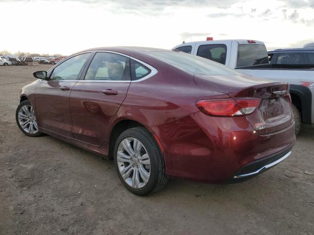 1C3CCCAB7FN581597 - 2015 CHRYSLER 200 LIMITED BURGUNDY photo 2