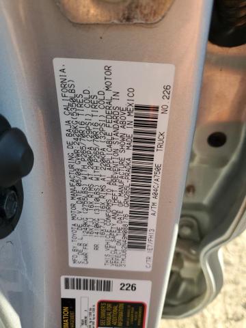 3TMJU62N49M088176 - 2009 TOYOTA TACOMA DOUBLE CAB PRERUNNER SILVER photo 12