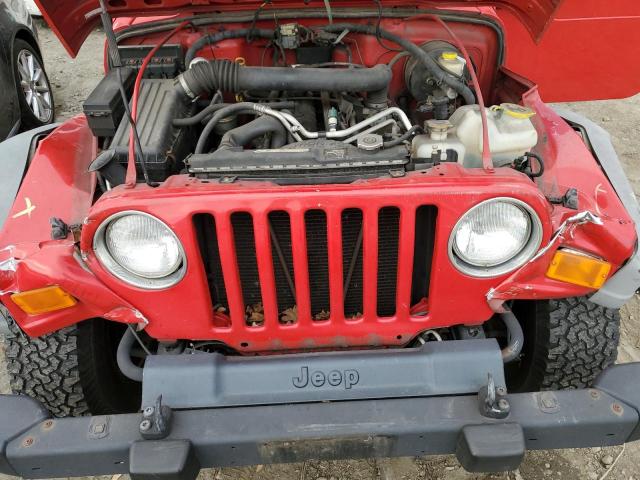 1J4FA44S16P763150 - 2006 JEEP WRANGLER / UNLIMITED RED photo 11