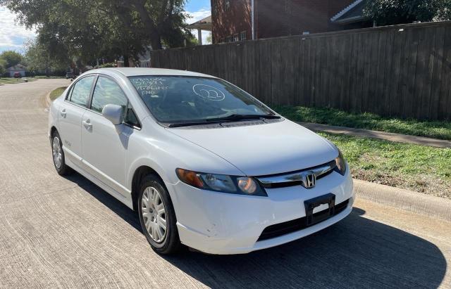 1HGFA46518L000876 - 2008 HONDA CIVIC GX WHITE photo 1