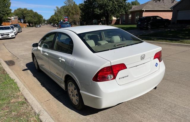 1HGFA46518L000876 - 2008 HONDA CIVIC GX WHITE photo 3