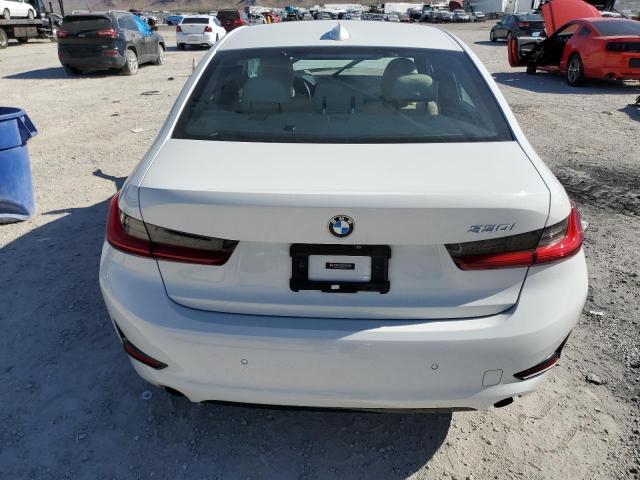 WBA5R1C59KFH29929 - 2019 BMW 330I WHITE photo 6
