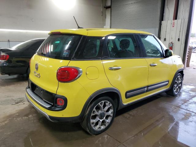 ZFBCFADH0EZ015184 - 2014 FIAT 500L TREKKING YELLOW photo 3