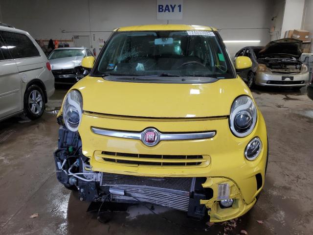 ZFBCFADH0EZ015184 - 2014 FIAT 500L TREKKING YELLOW photo 5