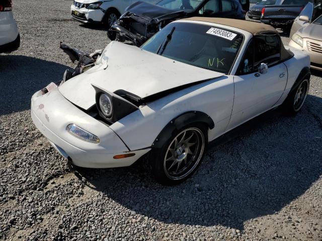 JM1NA3511M1220897 - 1991 MAZDA MX-5 MIATA WHITE photo 1