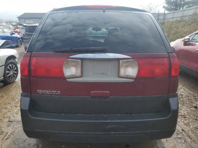 3G5DA03E45S523955 - 2005 BUICK RENDEZVOUS CX BURGUNDY photo 6