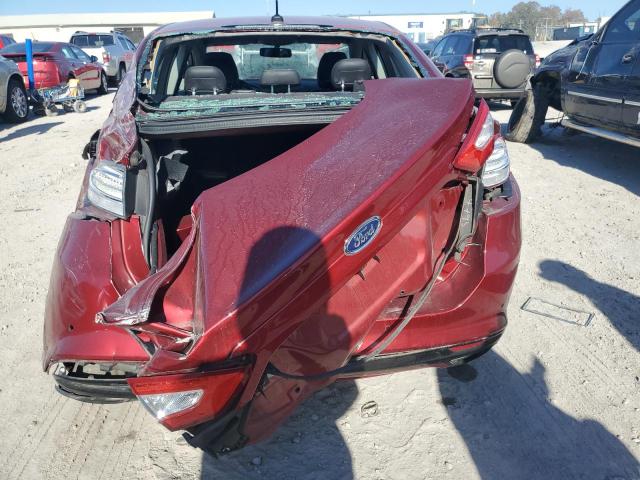 3FA6P0T96GR380123 - 2016 FORD FUSION SE RED photo 6