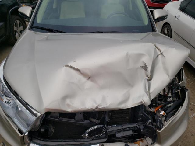 5TDJKRFH1FS205042 - 2015 TOYOTA HIGHLANDER XLE GOLD photo 12