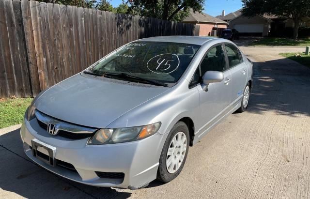 1HGFA46539L001299 - 2009 HONDA CIVIC GX SILVER photo 2