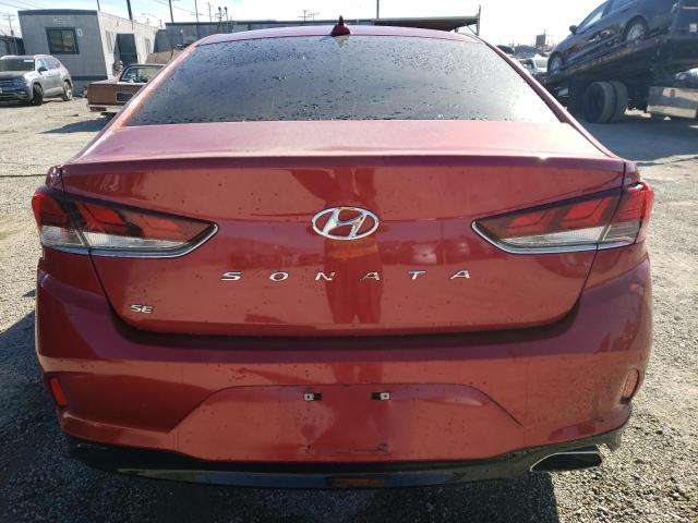 5NPE24AF4JH656667 - 2018 HYUNDAI SONATA SE RED photo 6