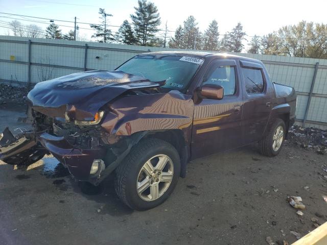 5FPYK1F59BB009880 - 2011 HONDA RIDGELINE RTL MAROON photo 1