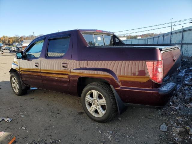 5FPYK1F59BB009880 - 2011 HONDA RIDGELINE RTL MAROON photo 2