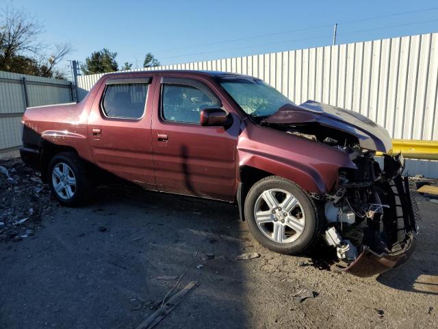 5FPYK1F59BB009880 - 2011 HONDA RIDGELINE RTL MAROON photo 4