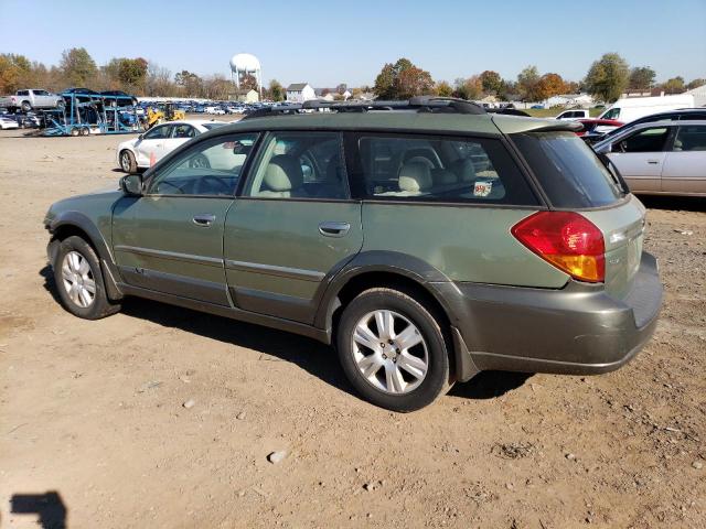 4S4BP62C357348061 - 2005 SUBARU LEGACY OUTBACK 2.5I LIMITED GREEN photo 2