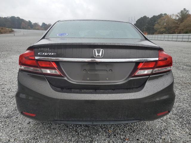 2HGFB2F55EH507015 - 2014 HONDA CIVIC LX BLACK photo 6