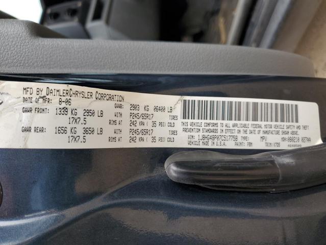 1J8HG48P07C517758 - 2007 JEEP COMMANDER 灰色 照片 13