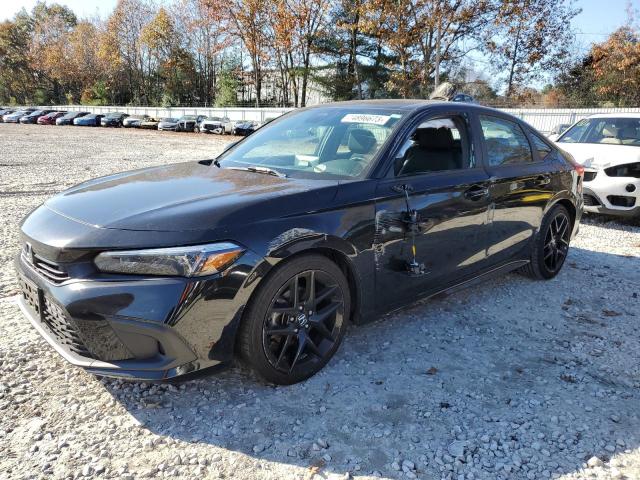 2HGFE2F56NH543691 - 2022 HONDA CIVIC SPORT BLACK photo 1
