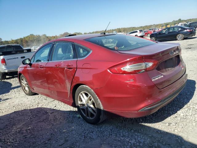 1FA6P0H75G5124873 - 2016 FORD FUSION SE RED photo 2