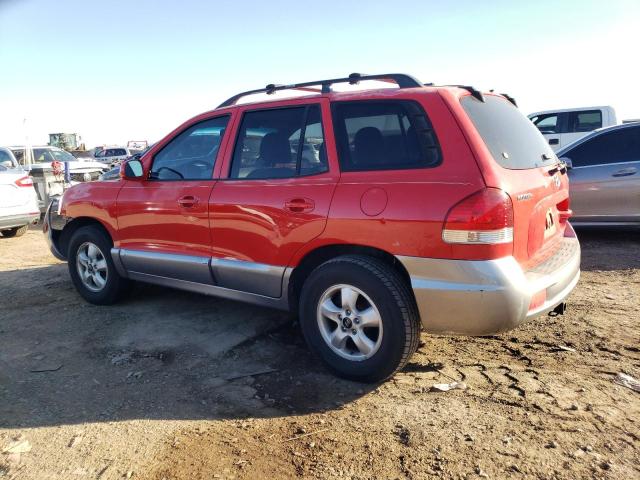 KM8SC13D55U930847 - 2005 HYUNDAI SANTA FE GLS RED photo 2