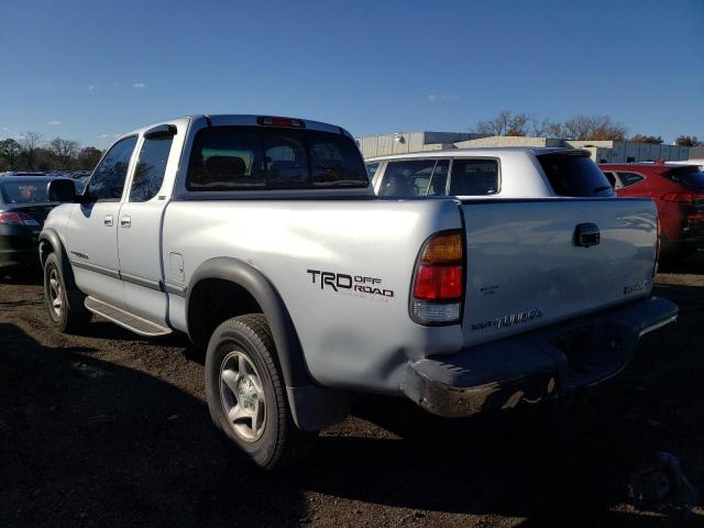 5TBBT441XYS040355 - 2000 TOYOTA TUNDRA ACCESS CAB ვერცხლისფერი ფოტო 2