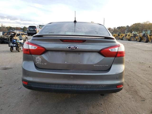 1FAHP3J29CL407503 - 2012 FORD FOCUS TITANIUM GRAY photo 6