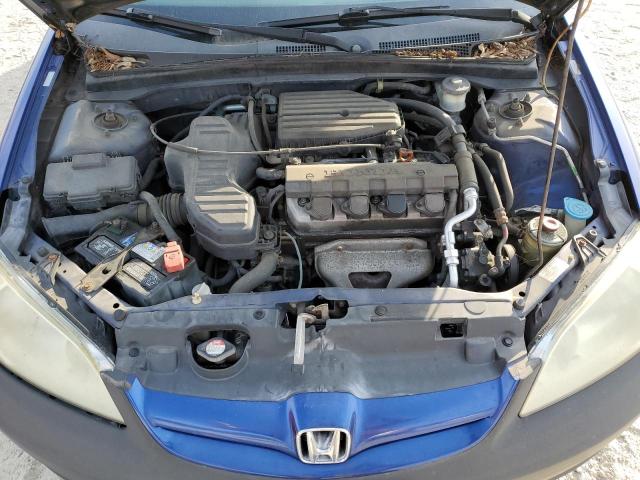 1HGES16385L026392 - 2005 HONDA CIVIC DX VP Blau Foto 11
