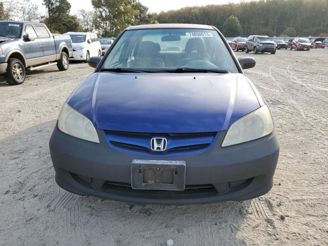 1HGES16385L026392 - 2005 HONDA CIVIC DX VP Blau Foto 5