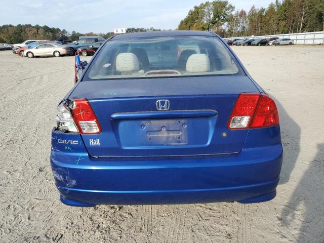 1HGES16385L026392 - 2005 HONDA CIVIC DX VP Blau Foto 6