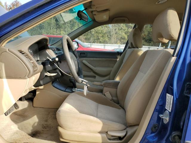 1HGES16385L026392 - 2005 HONDA CIVIC DX VP Blau Foto 7