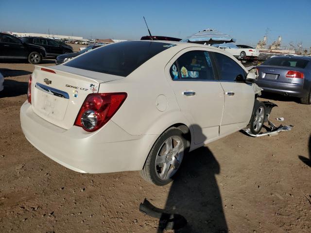 1G1JE5SH3D4238728 - 2013 CHEVROLET SONIC LTZ WHITE photo 3