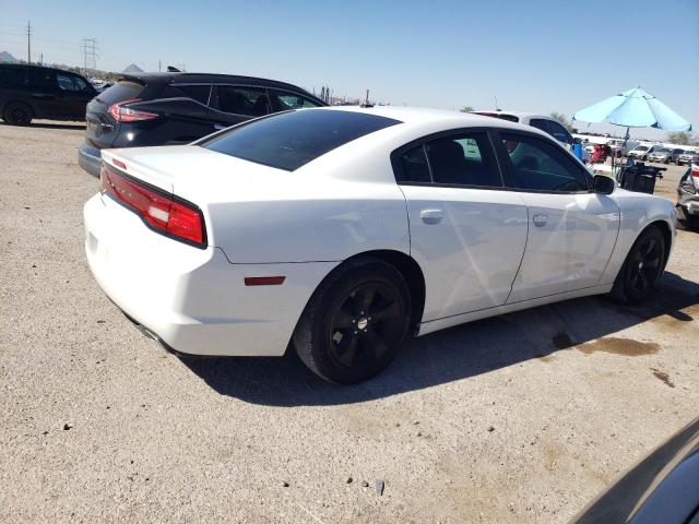 2C3CDXBG5EH321740 - 2014 DODGE CHARGER SE WHITE photo 3