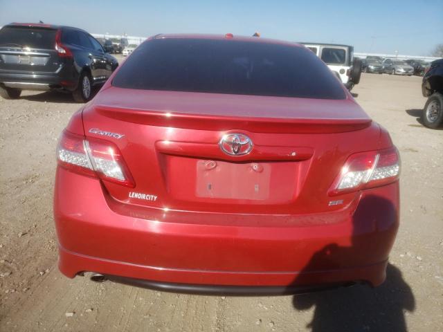 4T1BF3EKXAU110966 - 2010 TOYOTA CAMRY BASE RED photo 6