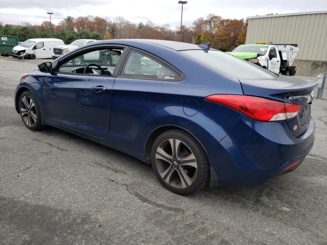 KMHDH6AEXDU016563 - 2013 HYUNDAI ELANTRA CO GS BLUE photo 2