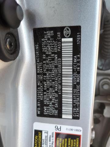 4T1BF1FK7FU058559 - 2015 TOYOTA CAMRY LE SILVER photo 12